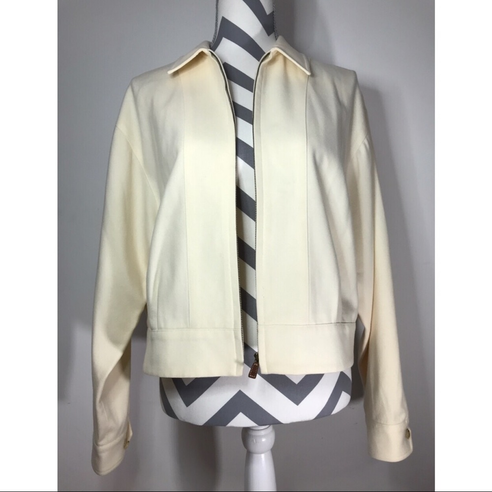 Lauren Ralph Lauren 100% wool cream jacket